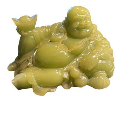 Sale Photo Thumbnail #52: green acrylic Buddha statue