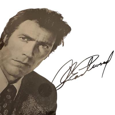 Sale Photo Thumbnail #369: signed Clint Eastwood Dirty Harry poster