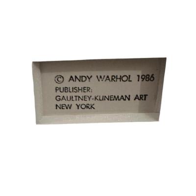 Sale Photo Thumbnail #376: John Wayne 1986 print boy Andy Warhol
