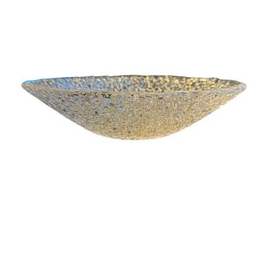 Sale Photo Thumbnail #246: Crate and Barrel Riviera glass texture peppbled 13" bowl
