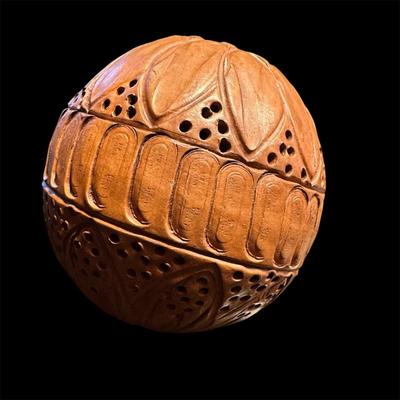 Sale Photo Thumbnail #50: ceramic carved Parfumeur Amber Ball