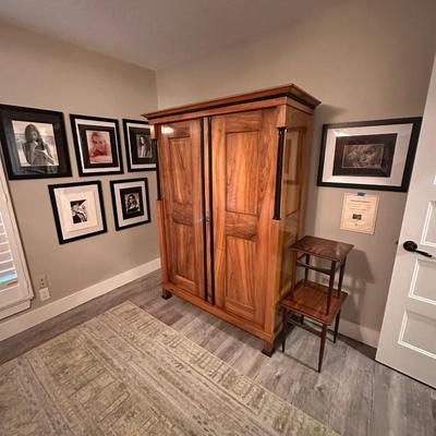 Sale Photo Thumbnail #492: Biedermeier Armoire/Wardrobe and MCM Poul Hundevad nesting tables