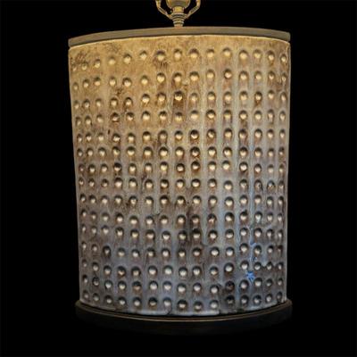 Sale Photo Thumbnail #283: Tanner Kinzie Mustard Drip Porcelain lamp