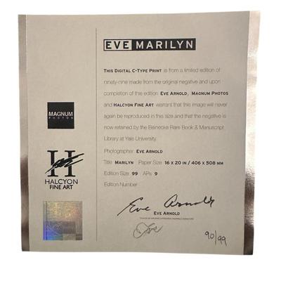 Sale Photo Thumbnail #512: Marilyn 16x20 90/99 by Eve Arnold