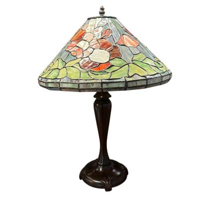 Sale Photo Thumbnail #239: Tiffany Style lamp #48 23" tall