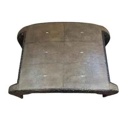 Sale Photo Thumbnail #352: Eel and ebony R & Y Augousti handcarved stool Height 20", length 25" width 16"