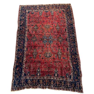 Sale Photo Thumbnail #538: Persian Sarouk rug 46" x 74.5" rug #5