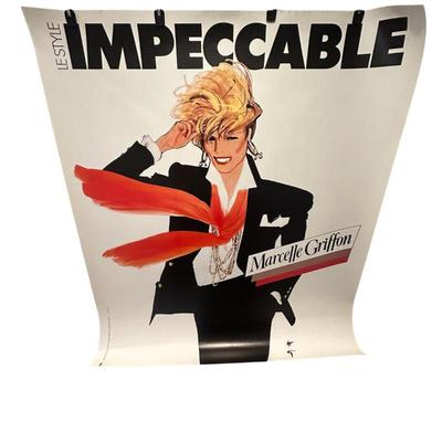 Sale Photo Thumbnail #219: Impeccable Marcelle Griffon Movie poster on canvas 48" x 55" by Rene Gruau