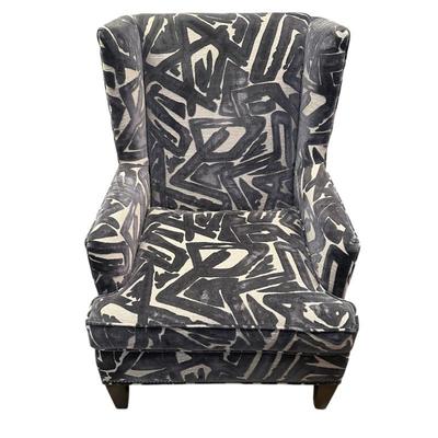 Sale Photo Thumbnail #232: C. R. Laine light gray velvet chair