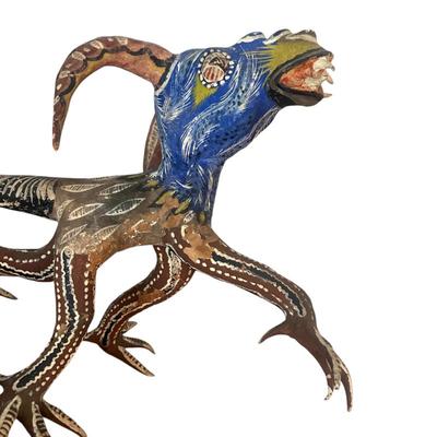 Sale Photo Thumbnail #437: Mexican Alebrije Paper Mache Sculpture by Pedro Lanares