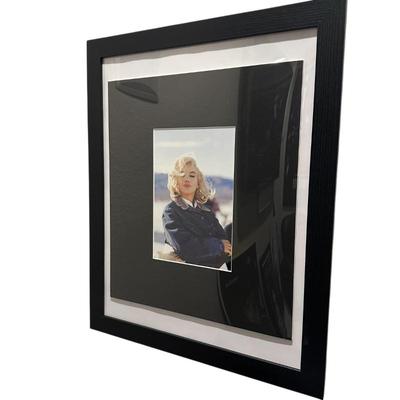 Sale Photo Thumbnail #507: Marilyn at the beach 9x6 in 16 x 20 frame by Eve Arnold in frame 22" x 18" 
