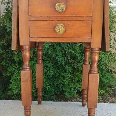 Antique Dropleaf Side Table