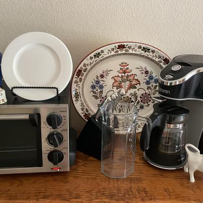 Convection Toaster Oven, Coffee Maker w/Frother, Juicer   