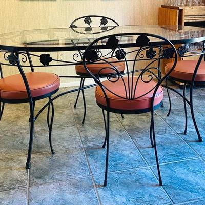 Wrought Iron Dining Table