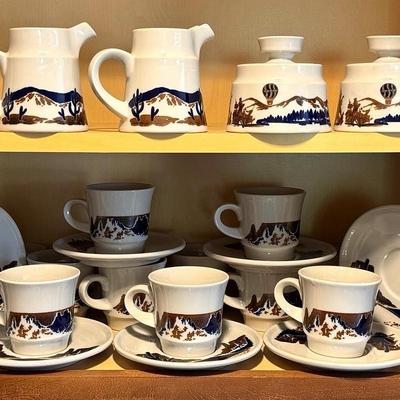 Noritake Primastone Stoneware, “Up, Up And Away” Set 
