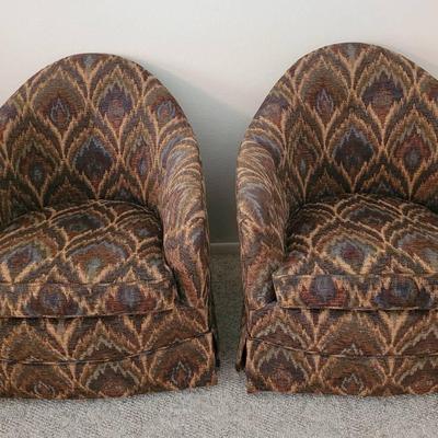 Rocking Swiveling Side Chairs 