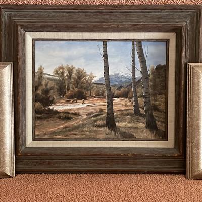 Burt Dinius Original Painting Of Camp Creek