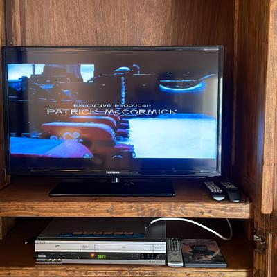 Samsung Tv And Sony DVD Player 