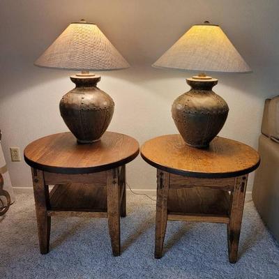 Morewood & Yeager End Tables & Lamps 