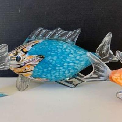 Jh100v glass fish decor