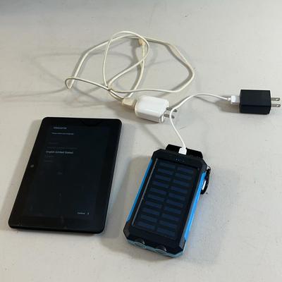 Kindle Fire & Solar Power Bank 