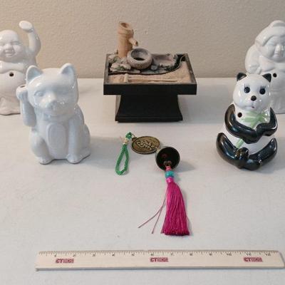 Asian Decor - Tiki Mugs, Garden, Bell