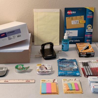 Office Supplies - Envelopes, Pens, Markers, Post-its, Staples++