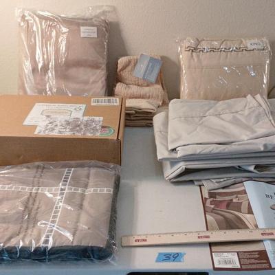 New Linens - Twin& King Sheets, Dust Ruffle, Twin Flannel, Towels