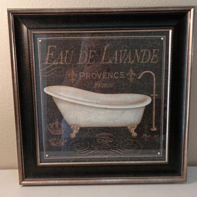 Provence Bathing Tub Decor Picture 22x22