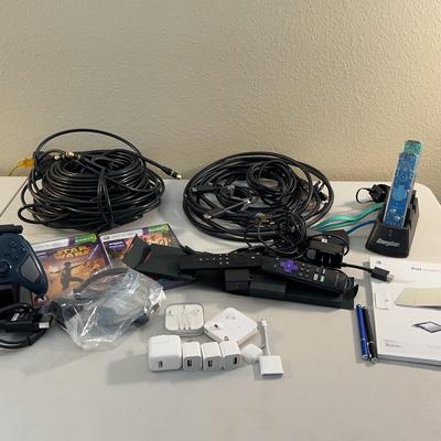 Miscellaneous Electronics Lot - Xbox Accessories, Wii Accessories, HDMI & Coaxial Cable