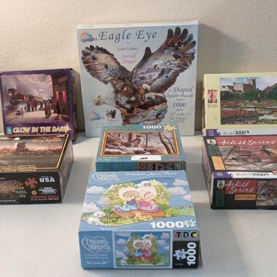 1,000 Piece Puzzles - Redlln, Artists, Precious Moments, New Eagle Eye