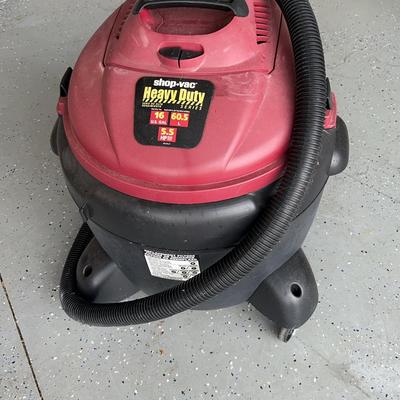 Shop*Vac Heavy Duty Series 16 Gallon 5.5 Hp Peak Tested & Working