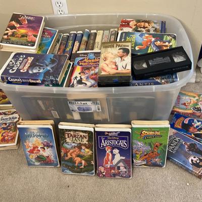 Huge Lot Of Vintage VHS - Disney Classics & Kids Movies