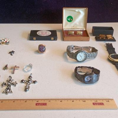 Costume Jewelry & Watches -Philip Stein, Merchant Marine, Avon+++