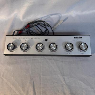 Vintage Sony MX-6S Stereo Microphone Mixer