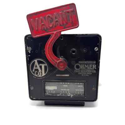 Vintage Ohmer Taxi Fare Register
