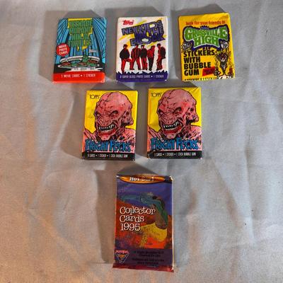 80s–90s Vintage Trading Card Pack Lot