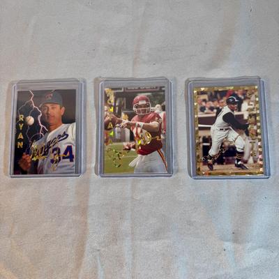 Sports Legends Foil Card Lot of 3