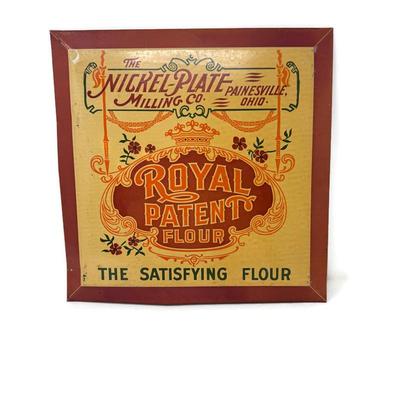 Vintage Royal Patent Flour Advertising Sign 