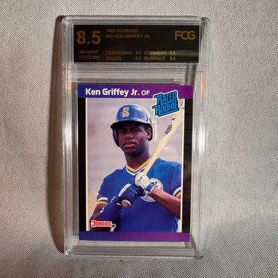 Ken Griffey Jr. 1989 Donruss #33 “Rated Rookie” Baseball Card