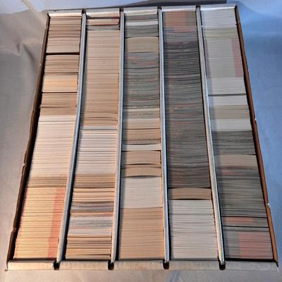 Massive 5-Row Basketball Card Collection 
