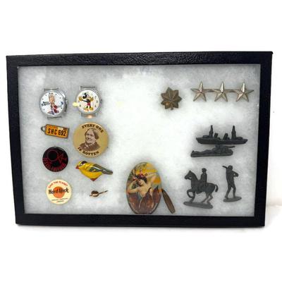 Eclectic Vintage Collectibles Shadow Box