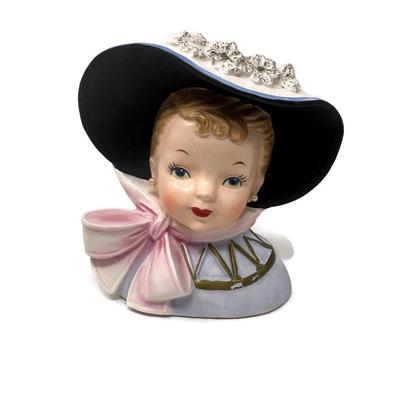 Adorable Vintage Napco Style Head Vase 