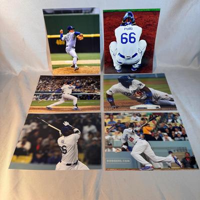 Lot of 6 Los Angeles Dodgers 8x10 Action Photos