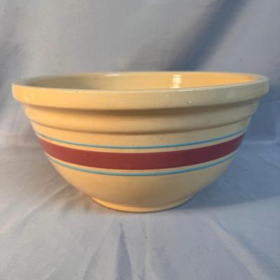 Vintage Watt Pottery Yellowware Mixing Bowl #14 
