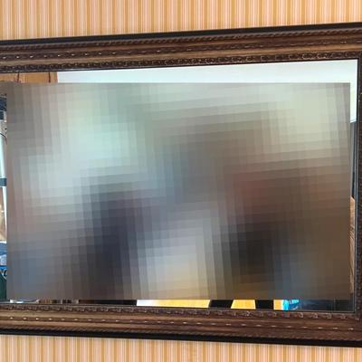 Mirror With Nice Dark Frame