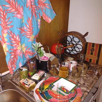 Vintage Tropical Cocktail Party Supplies 