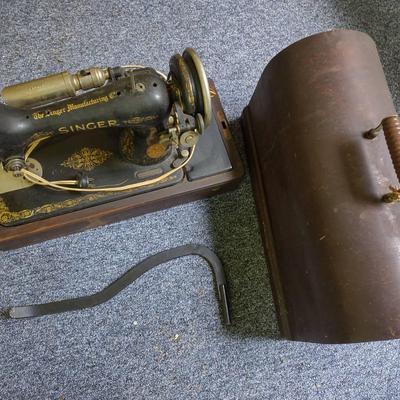 Antique Singer "Portable" Sewing Machine 