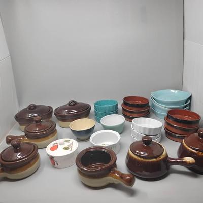 Vintage Crocks & Ramekins 