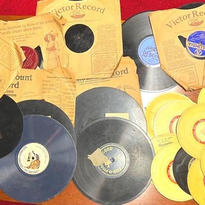 Antique Records, Pre-vinyl/ 1-sided: Victor, Columbia & …